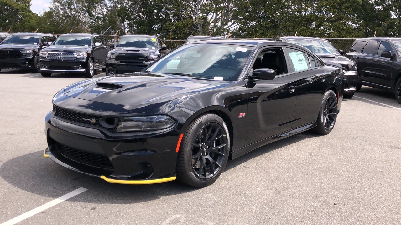 New 2019 DODGE Charger Scat Pack Sedan in Costa Mesa #CH91589 | Orange ...